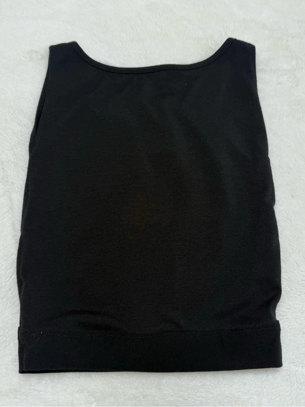 Sleeveless Keyhole Tank Top with Silver Accent Black Size XXS EUC UPCYCLED - Picture 5 of 6